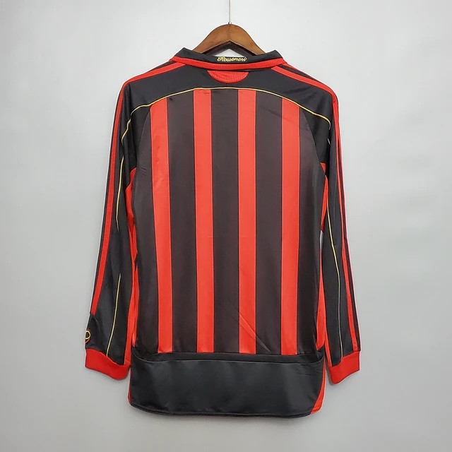 Camisola AC Milan - Home 2006/2007 Manga Comprida