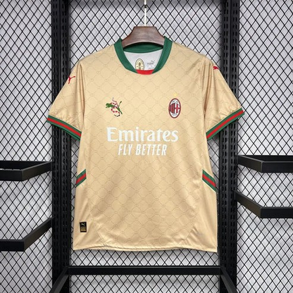 Camiseta del AC Milan - Gucci de marca compartida 2024/2025
