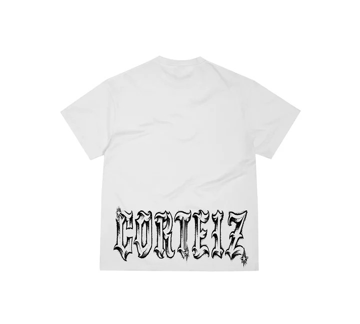 Corteiz GOTHIC TEE - WHITE