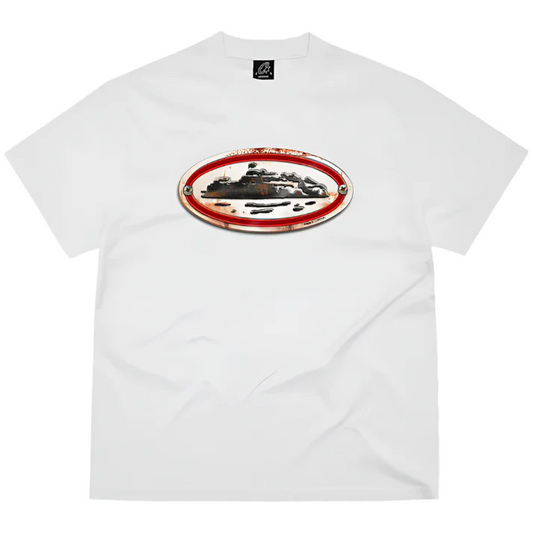 Corteiz Rusty Alcatarz Tee White